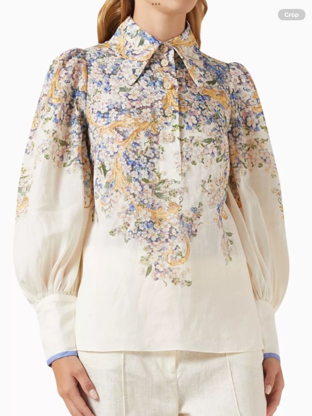 Zimmermann Tama floral blouse